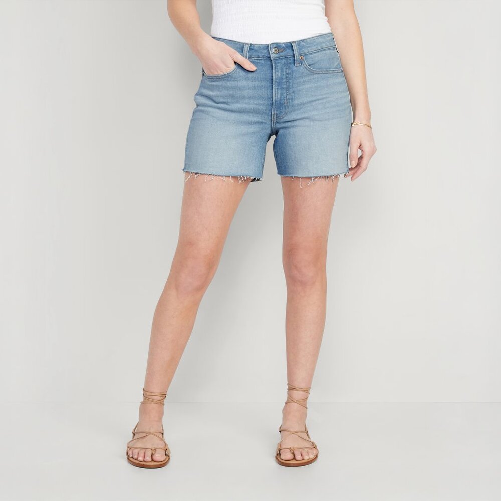 OG Straight Cut Off Denim Shorts